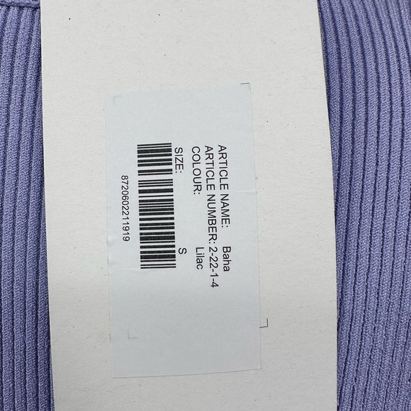 Gauge81 Baha Rib-Knit Belted Dress Lilac NWT - Picture 7 of 10